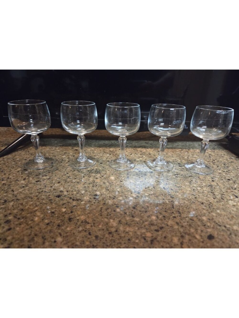Set of 5 Cristal D'Arques-Durand Riviera 3-7/8” Cordial Glass France replacement